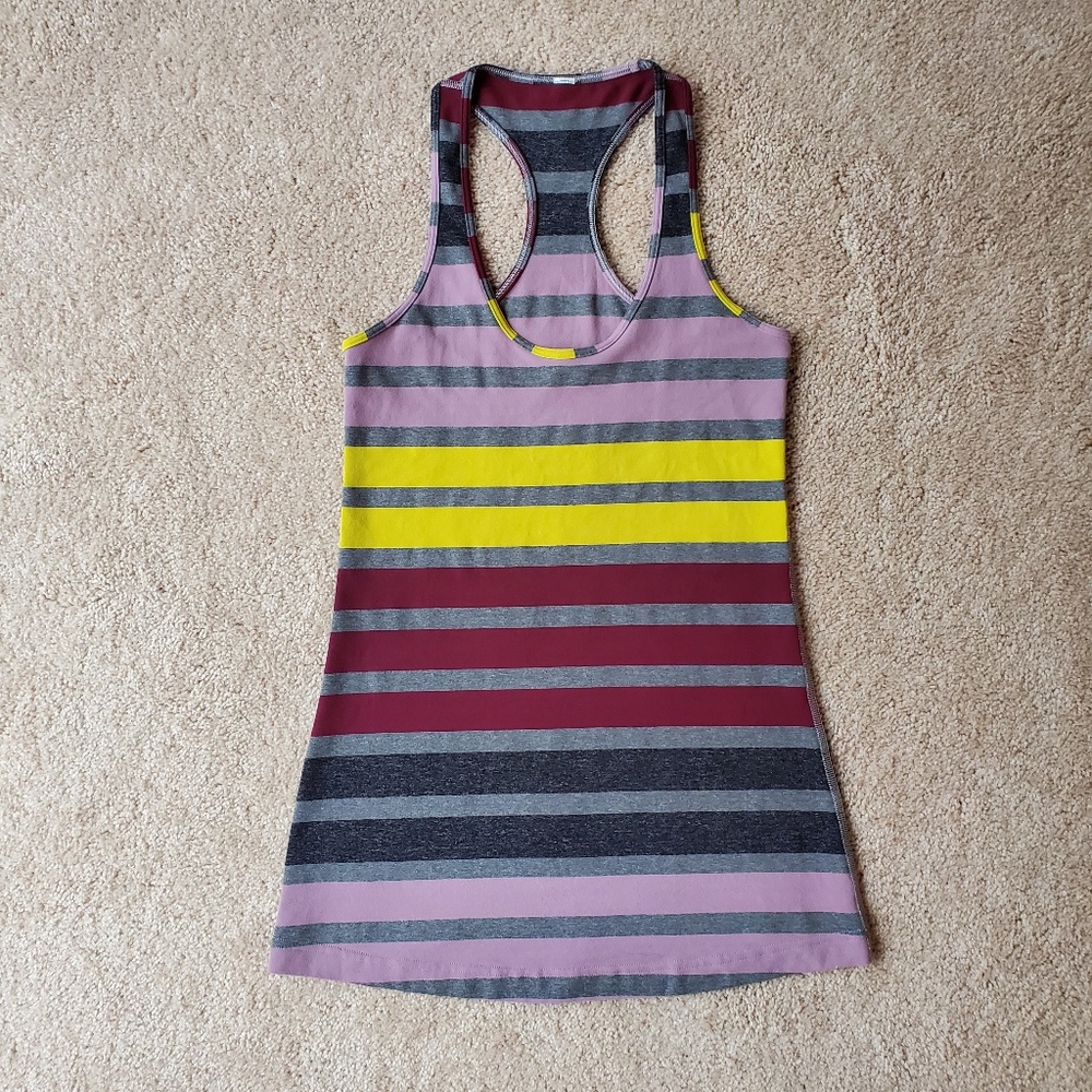 Lululemon Cool Racerback - Triplet Twin Stripe